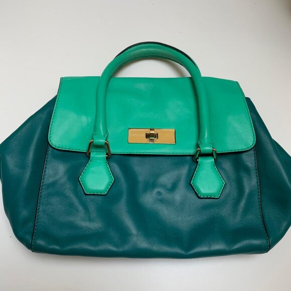 Kate Spade Green Leather Handbag - Picture 1 of 12